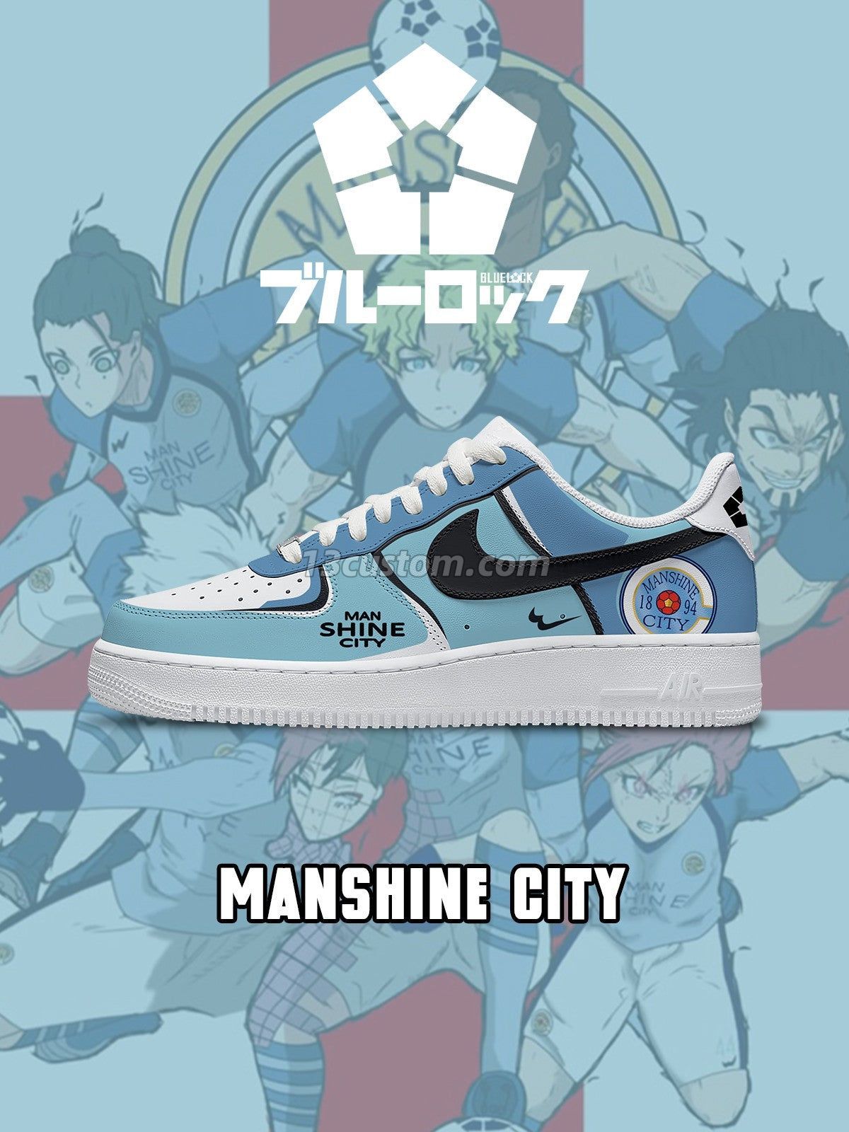 Manshine City V.1 Custom Sneakers