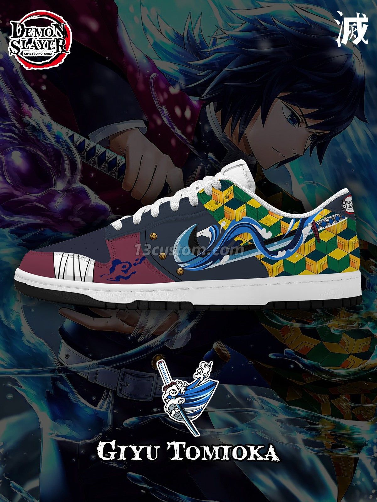 Giyu V.5 Custom Court-Low Sneakers