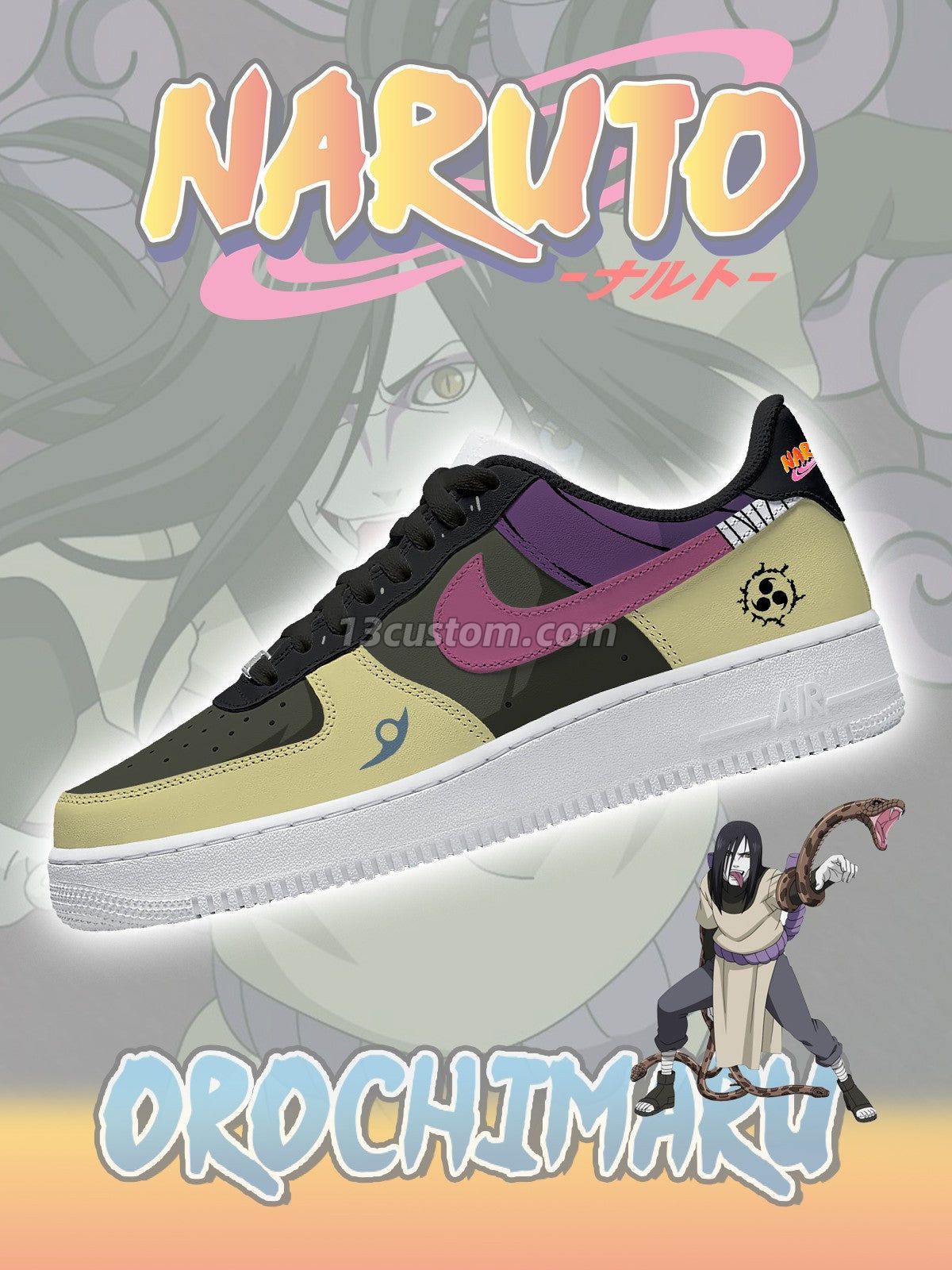 Orochimaru V.1 Custom Sneakers