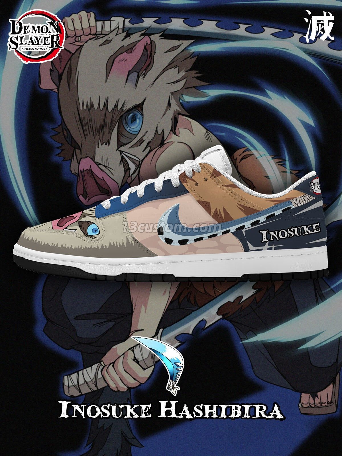 Inosuke V.5 Custom Court-Low Sneakers