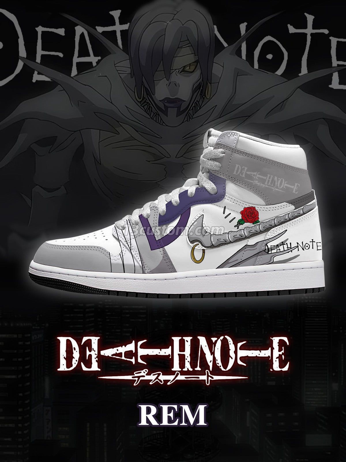 Rem V.1 Custom High-Top Sneakers
